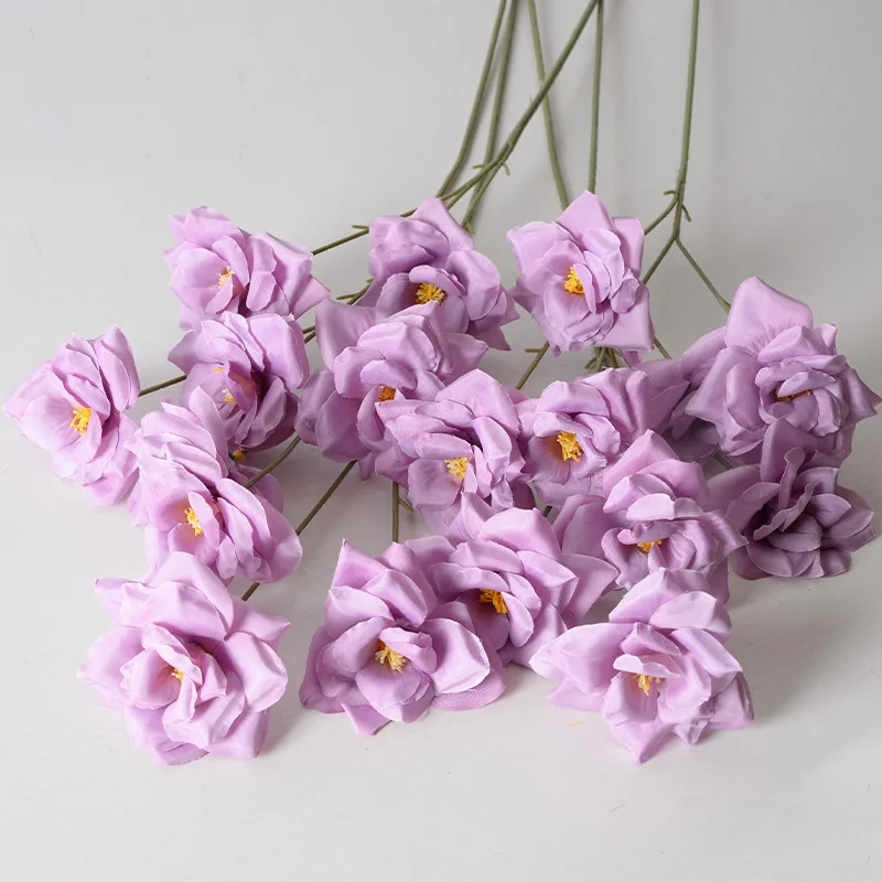 

9pc 64cm Rose Simulation Flower Wedding Ceremonial Hall Flower Row Road Lead Decoration Ornaments Monet Flower Wall Layout Artif
