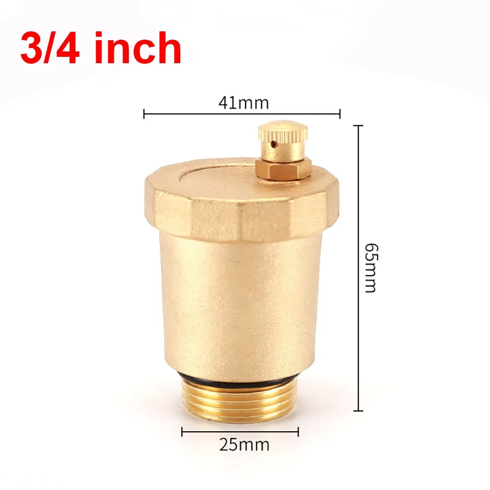 Automatic Pressure Valve Brass Air Relief Valve DN8 DN10 DN15 N20 For Solar Water Heater Standard 1/2