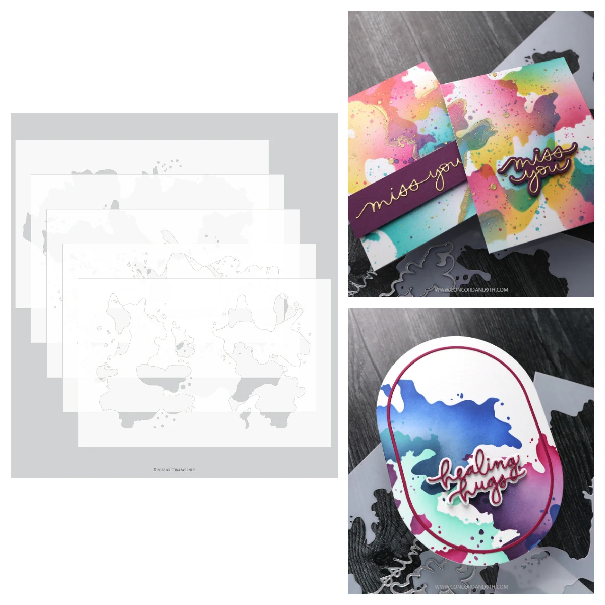 Mei 2026 Nieuw avontuur wacht op u: Fresh Kicks Mahjong Tiles Splash Stencil Pack Metal Cutting Dies Stamp voor DIY handgemaakte scrapbook