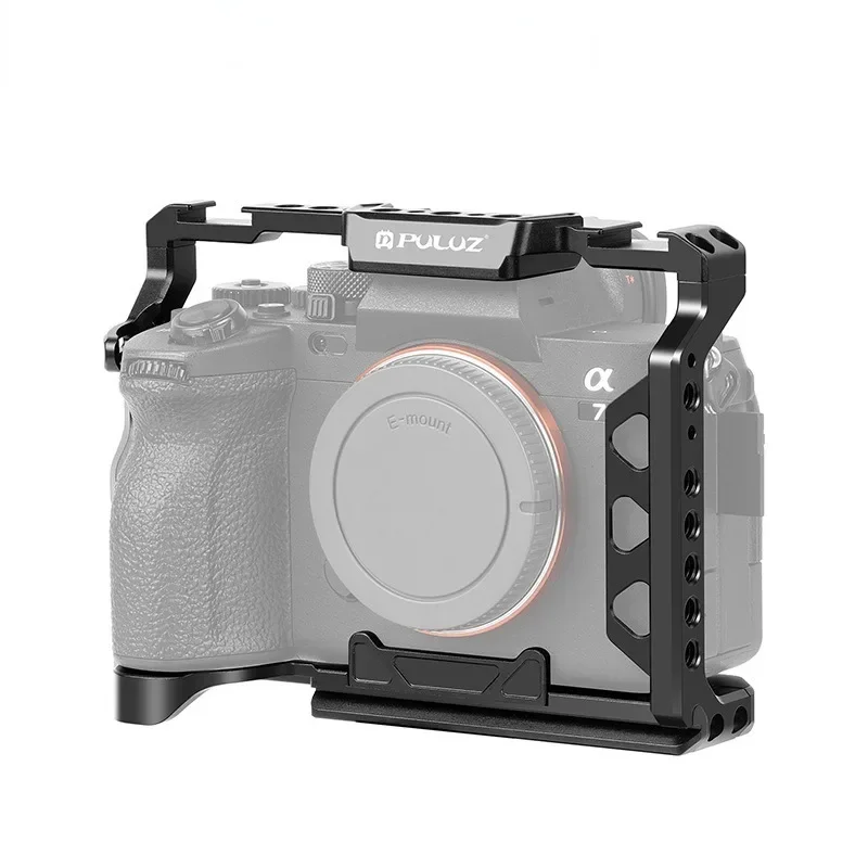 

Металлическая клетка стабилизатор Риг для камеры Sony A7 IV/Φ/A7M4/A7M3 / A7R3 /A7R III поддержка подключения штатива с микрофоном