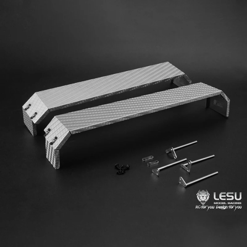 

A Pair of LESU Metal Rear Mudguard for 1/14 RC Tamiyaya Tractor Truck Hydraulic Dumper Remote Control Car Toys Model TH10233