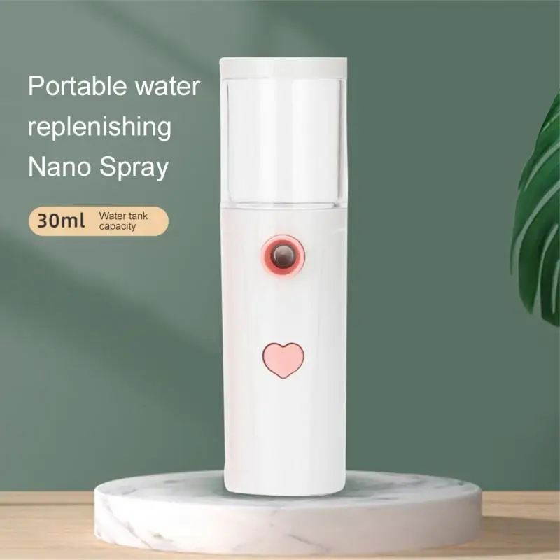 Nano Nebel Wasser Nachschub Meter Sprüh gerät Kalt spray Büro Luftbe feuchter tragbare Hand Mini USB Gesicht Hautpflege-Tool