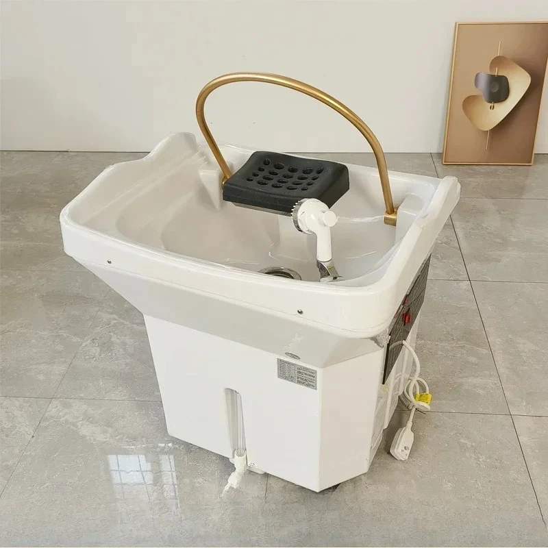 

Water Cycle Professional Hair Spa Massage Bed Washbasins Salon Basin Equipment Luxury Hairdressing Washbasin Seats Shampoo Nail