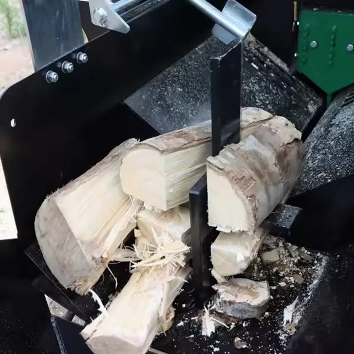 Electric Firewood Processor Automatic Log Cutting and Split Machine