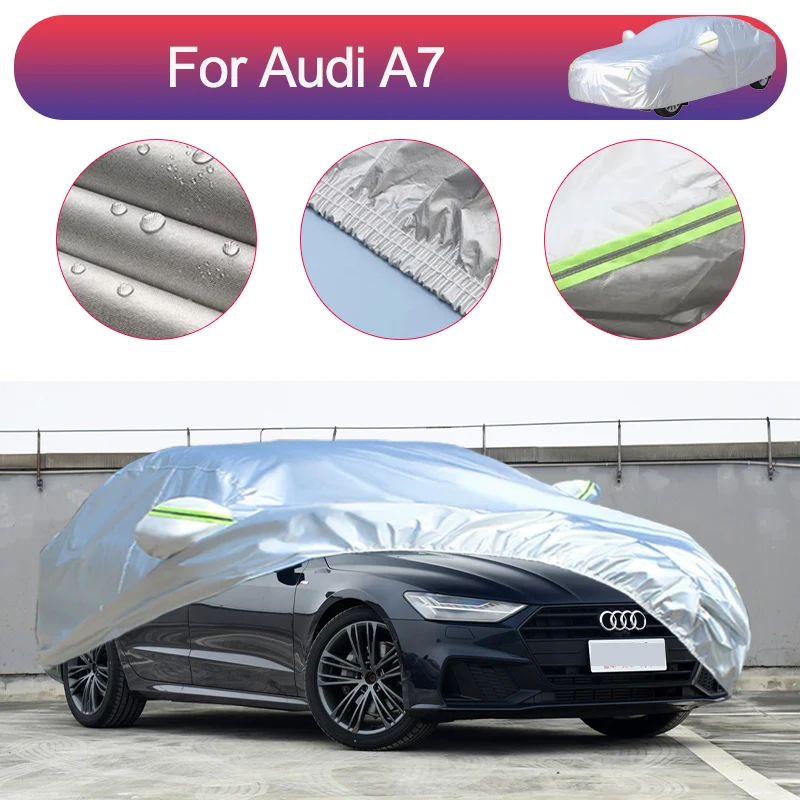 

For Audi A7 Outdoor Protection Full Car Covers Snow Cover Sunshade Waterproof Dustproof Exterior Car Accessories