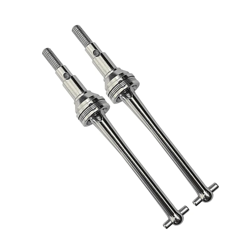 4 セット金属フロントドライブシャフト CVD と 12 ミリメートルホイール六角 MJX ハイパーゴー H16 16207 16208 16209 16210 1/16