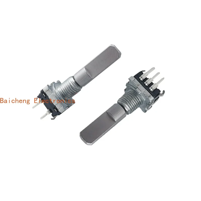 10PCS EC11 encoder power amplifier pulse DC11B20214N8 with press switch 20 position shaft length 25F