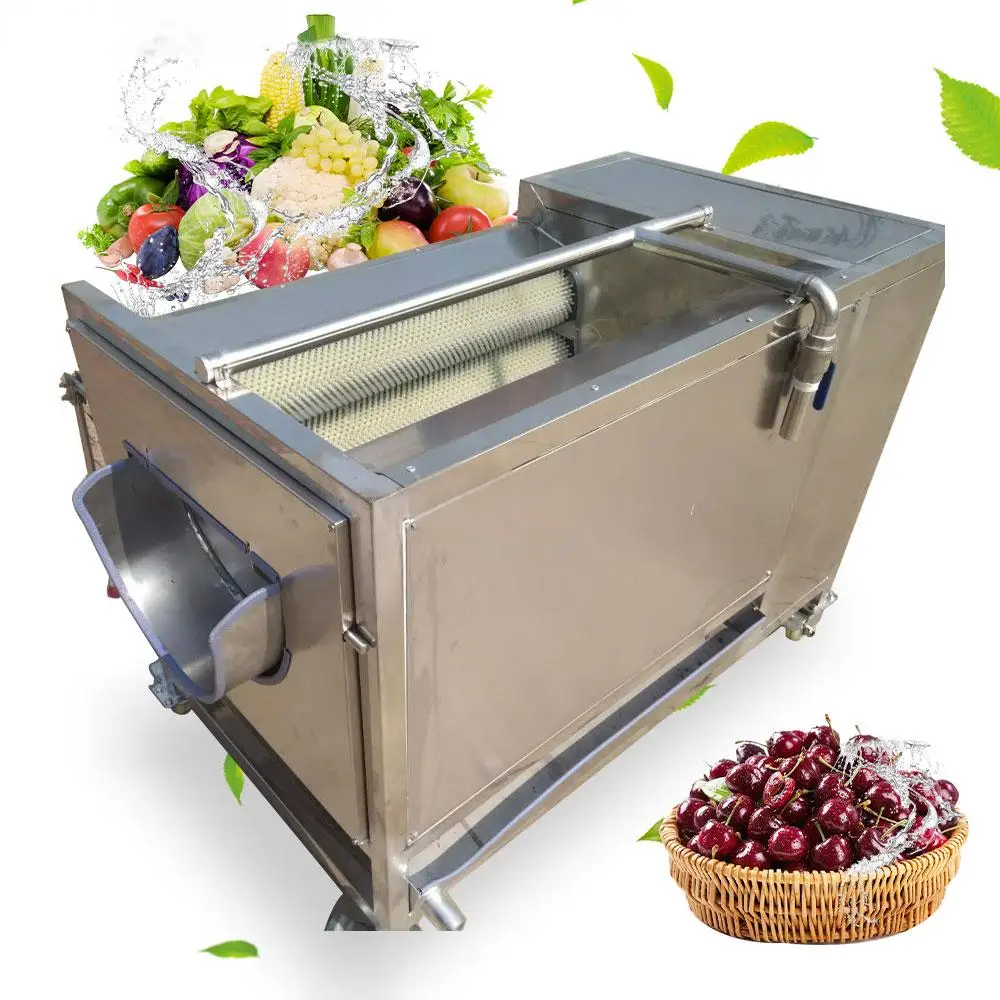Vege Washer for Processing Plant Turnover Vege for Cage Potatoes Carrots Leaf Veges