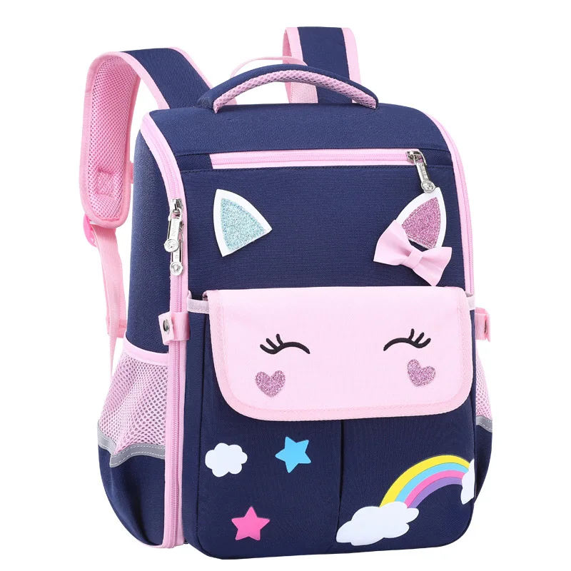 Imagem -05 - Mochilas Escolares para Meninas Mochilas Infantis Sweet Princess School Bags Bolsa de Livro para Estudantes Primários Novo