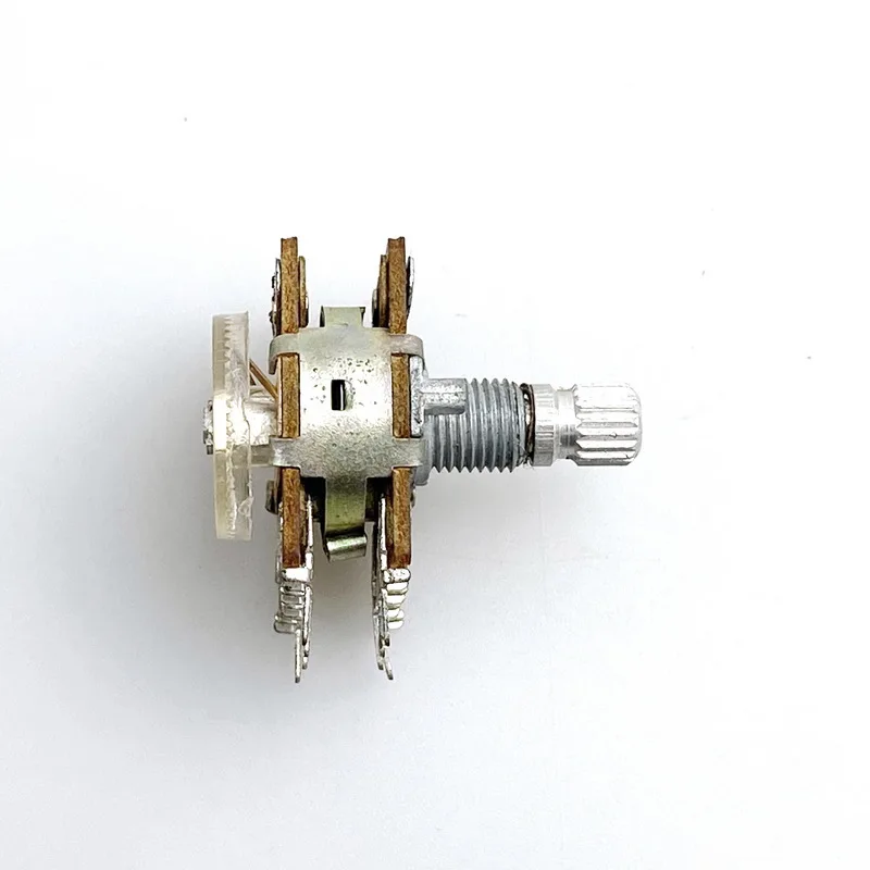 2 Piece 16 Type A100K Stereo Channel Volume Adjust Step Potentiometer Flower Shaft 15mm 8-Pin