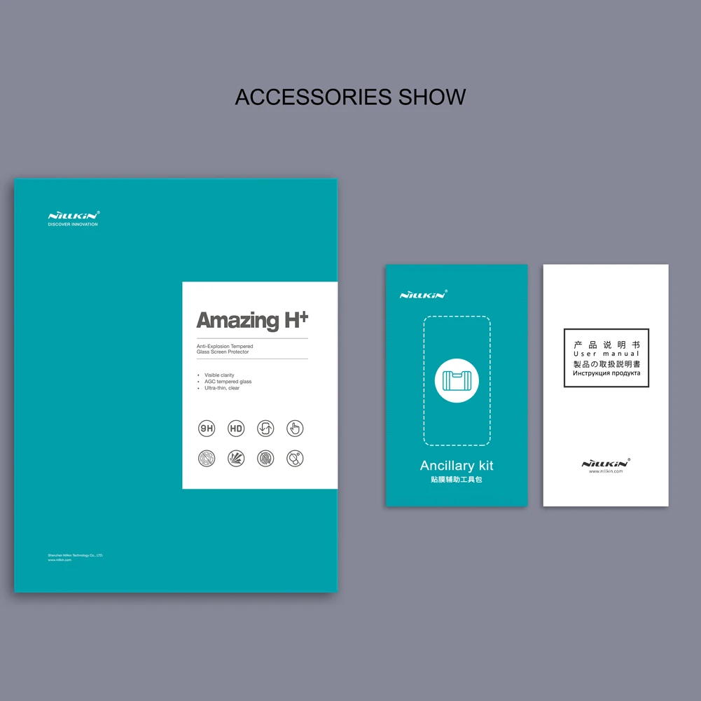 NILLKIN แท็บ S8กระจกนิรภัยอัลตร้าสำหรับ Samsung Galaxy Tab สำหรับ Samsung Galaxy Tab S8/S8 PLUS ฟิล์มป้องกันหน้าจอ HD S7แท็บ/S7 PLUS