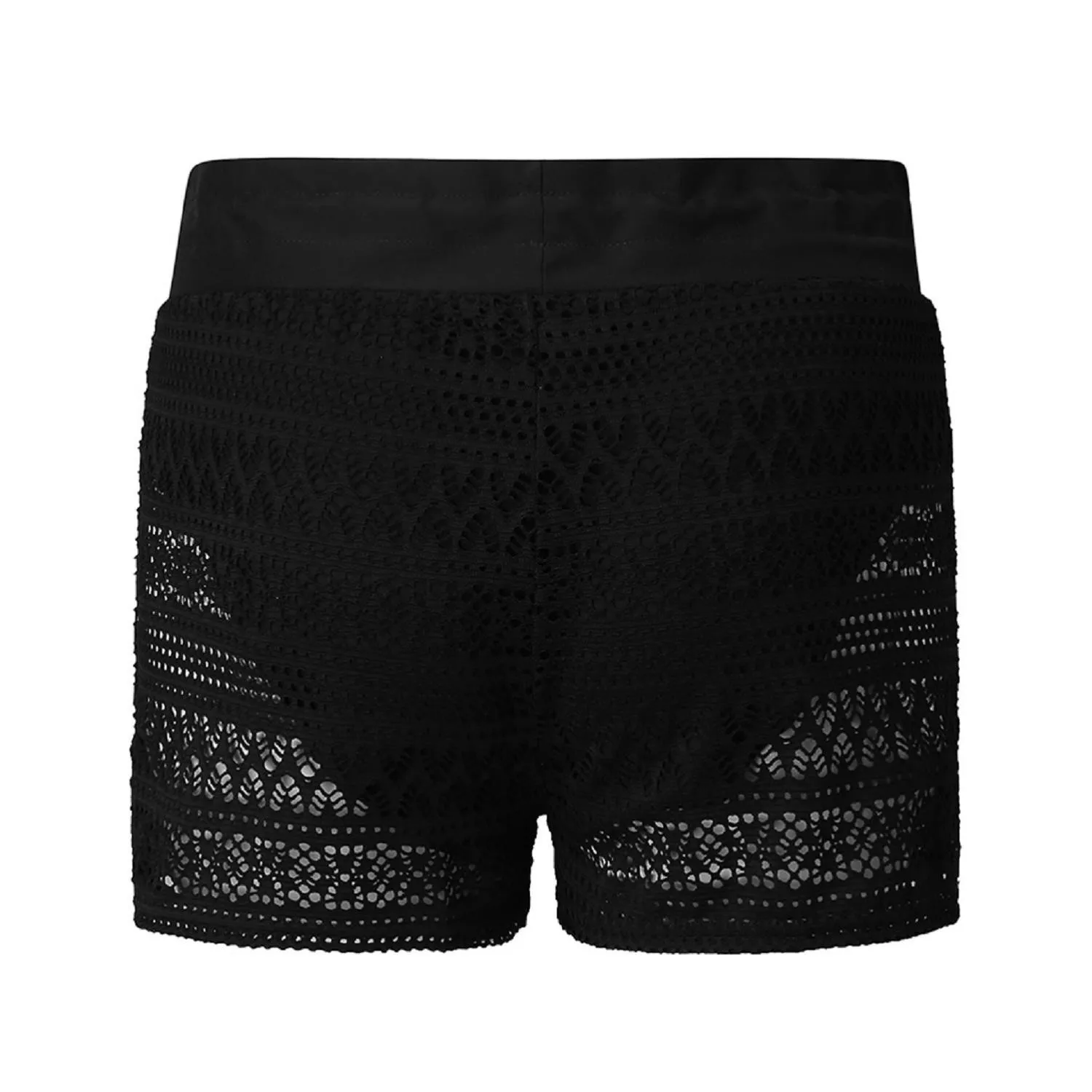 Black Lace Sexy Bikini Bottoms Swimwear Womens Swimsuits Hollow out Bathing Suit Brazilian Beach Shorts