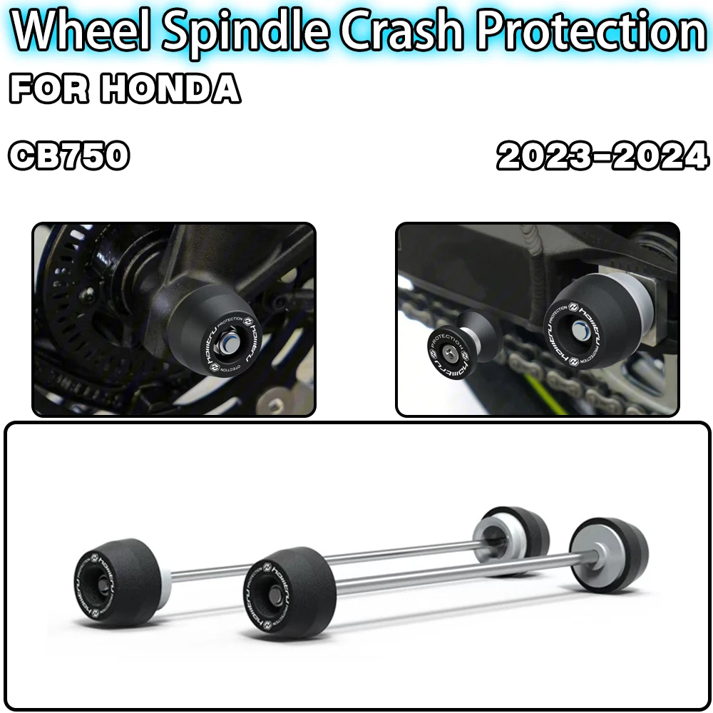 For HONDA CB750 2023-2024 Motorcycle accessories Front Rear Wheel Spindle Crash landing Protector