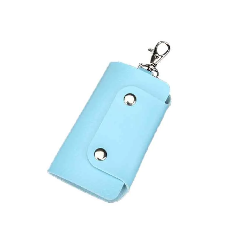 Brelok do kluczy portfel Pu skórzane breloki na klucze kobiety mężczyźni organizer na klucze moda solidne portfele na klucze etui na klucze brelok do kluczyków samochodowych gospodyni — zdjęcie 7