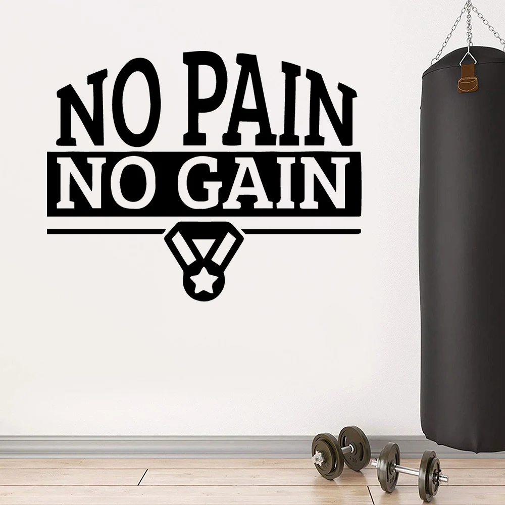 Gym Wall Stickers Decorative Sticker Home Decor Living Room Bedroom Wall Decal Home Decor