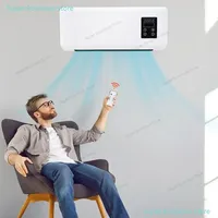 Wall Mounted Air Conditioner Heating And Cooling Air Conditioner For Room Portable Air Conditioners No Window Needed Remote