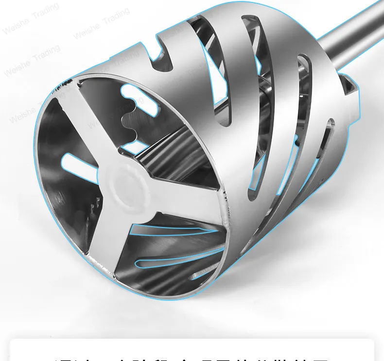 Integrated turbine agitator high shear 304/316 stainless steel dispersion emulsifier head powder-liquid mixing