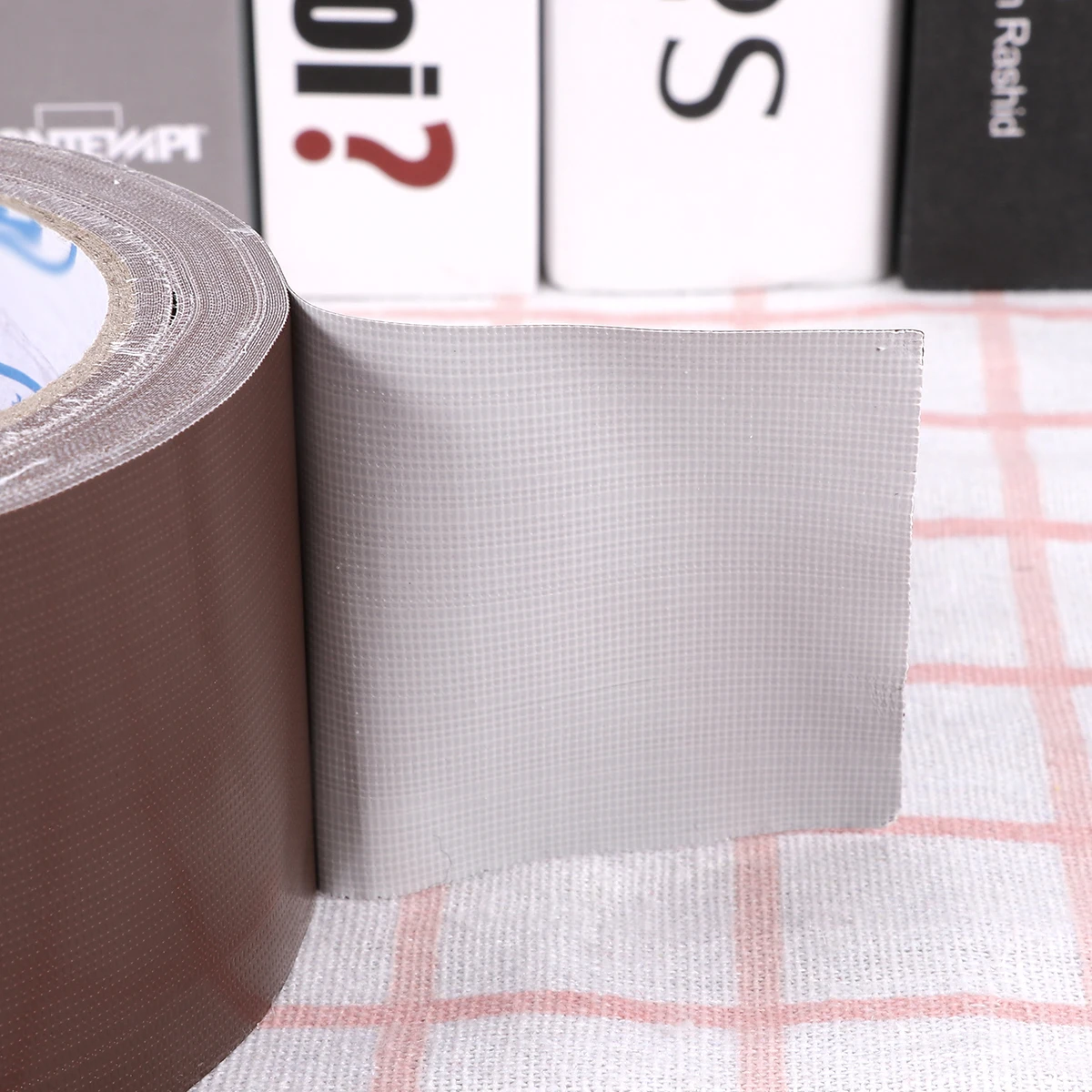 

2pcs Waterproof Tape Single Sided Carpet Seam Adhesive Brown Duct Colorful Decorate Strong Cloth Stage Anti-corrosion Insulation