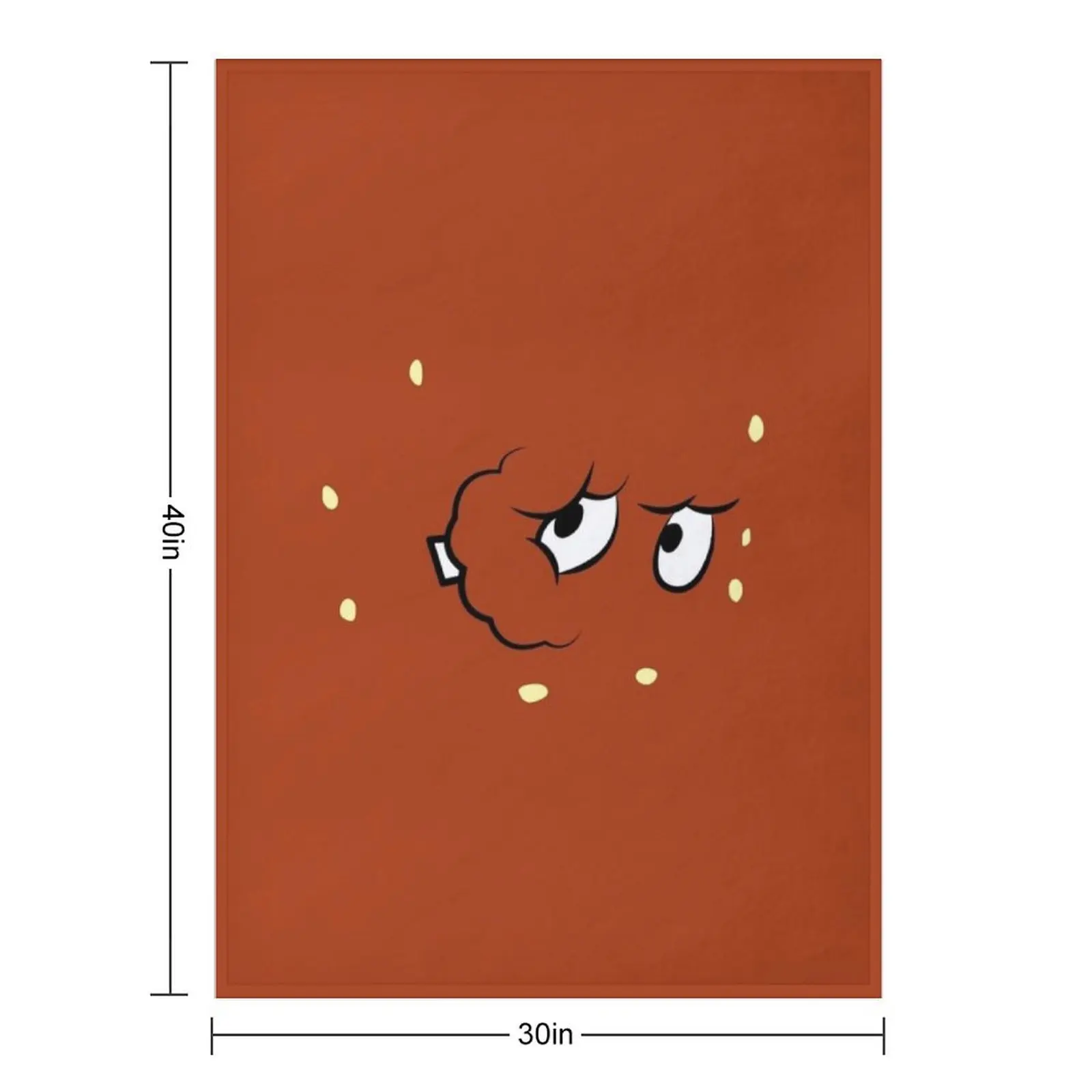 Aqua Teen Hunger Force - Meatwad Throw Blanket Bed blankets and throws for winter Cute Plaid Blankets
