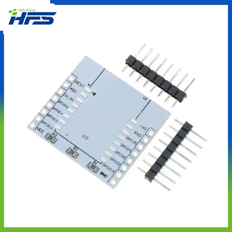 10PCS/LOT ESP8266 serial WIFI module adapter plate Applies to ESP-07, ESP-08, ESP-12E