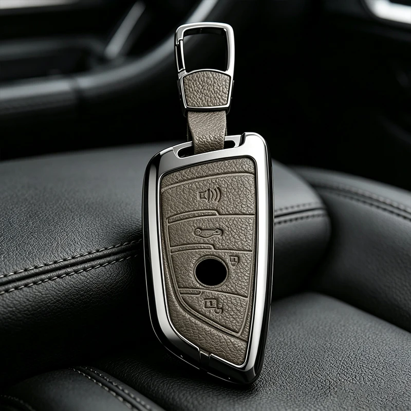 Metal Shell Car Key Case Cover For BMW 1 2 3 5 7 Series X1 F48 X3 G20 X4 X5 G05 X6 F16 M40i M440i G02 G31 G23 F34 F15 F40 IX3