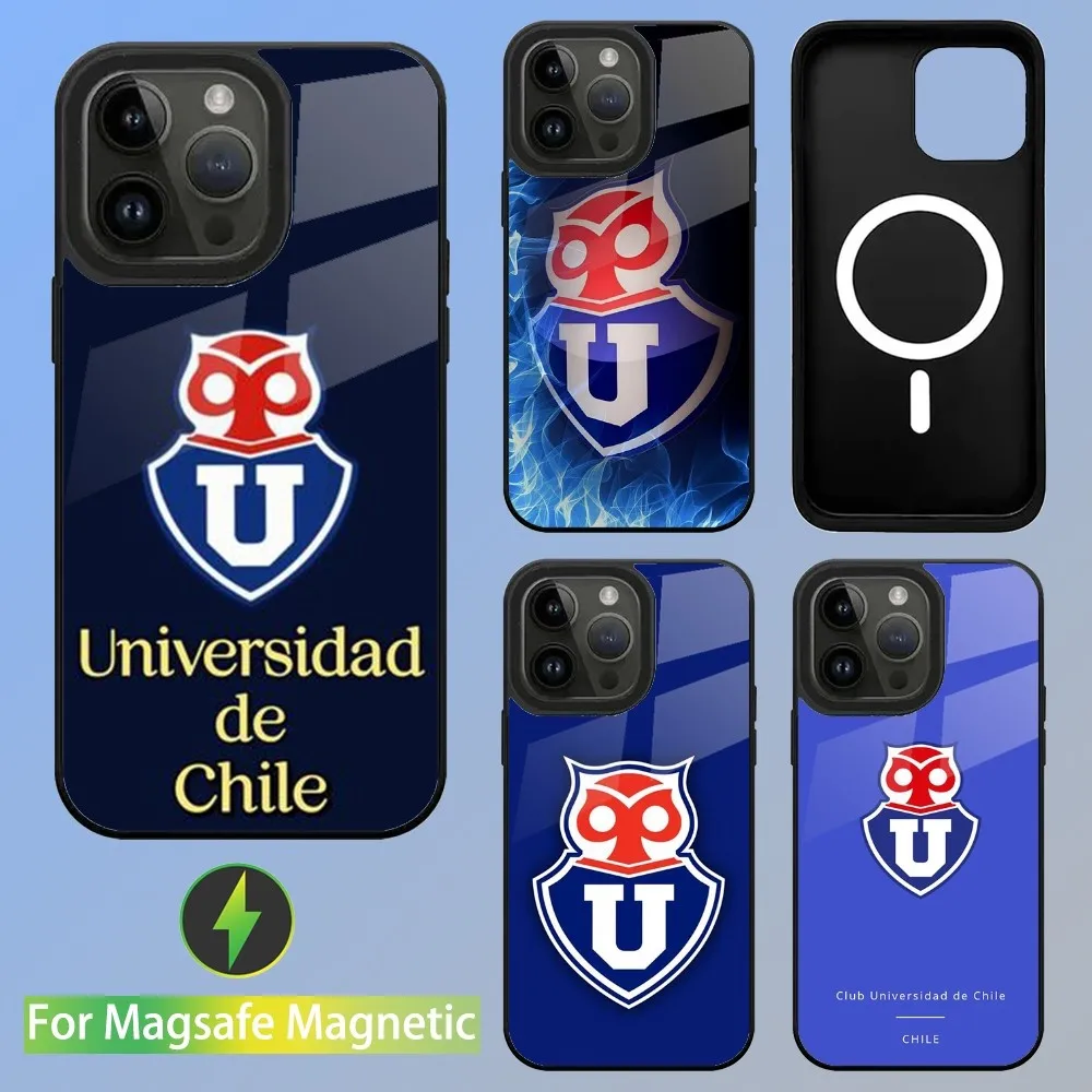 Chile U-University Logo  Phone Case For iPhone 16,15,14,13,12,11,Plus,Pro,Max Mini Magsafe Magnetic Wireless Charging