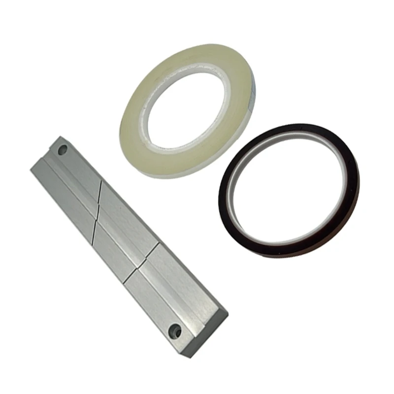 High Quality Aluminum Tape Splicing Block 1/4 10Inch Tape Splicing Set for Revoxsonido 1/4 10In Open Reel to Reel Tapes