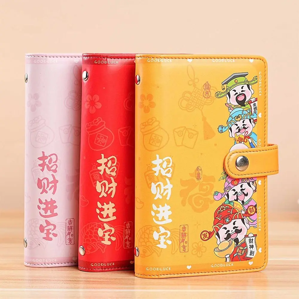 PU 100 Envelopes Money Saving Challenge Large Capacity With Password Lock Mini Binder Savings Challenge Waterproof Reusable