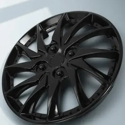 

1 Piece Black Automotive Hubcap Wheel DIY Replacement Durable PP Material Hub Cover for Car Wheel Refitting Accessory