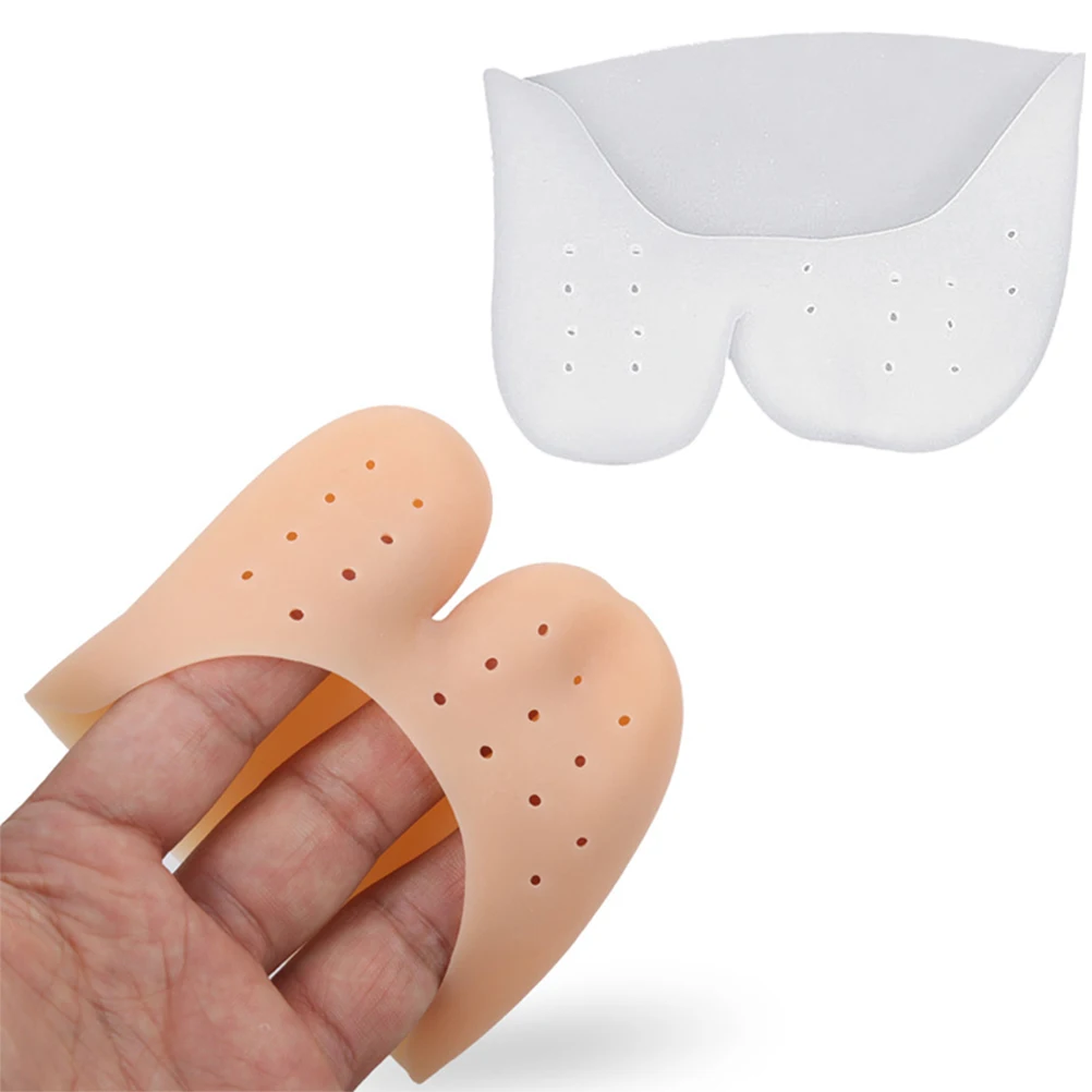 

2 Pairs Gel Toe Caps Soft Protective for Pain Relief Reusable Toe Protectors Breathable Material Fits Any Foot Care