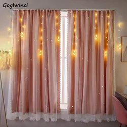 Hook and Loop Curtains Installed Without Holes New Bedroom Pasted Full Shading Simple Self-adhesive Shade Cloth Korean Style