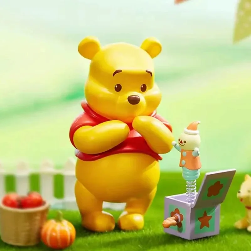 Authentic MINSO Disney Winnie The Pooh Friends Party Theme Collectible Figure Gift Trendy Blind Box Toy Collectors Item