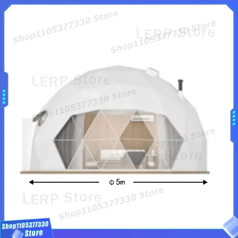 Custom Private Label Domo Tent Fire Retardant UV Resistant Coating Wedding Party Glamping Dome All Season Use for Exhibition