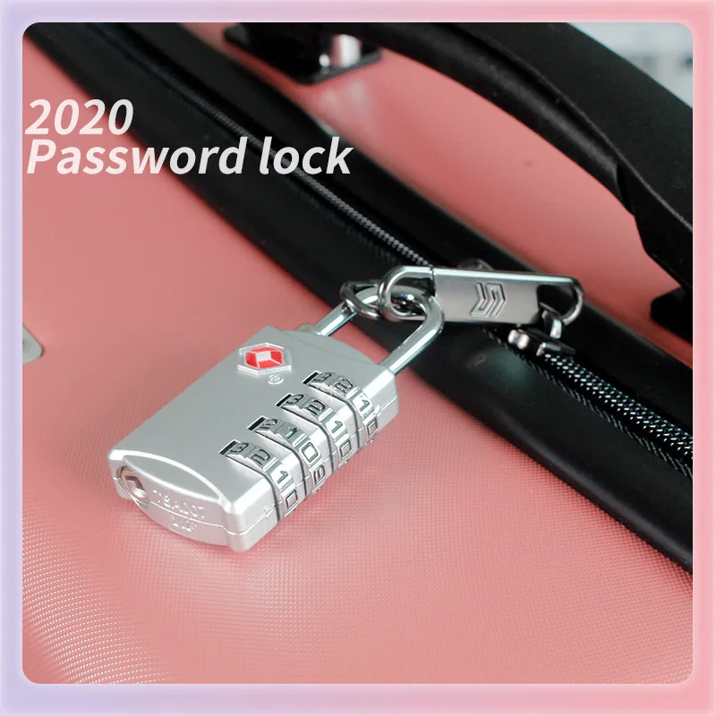 TSA Customs Lock Password Padlock Combination Lock Multi Purpose Four Digit for Travel Luggage Storage Cabinet