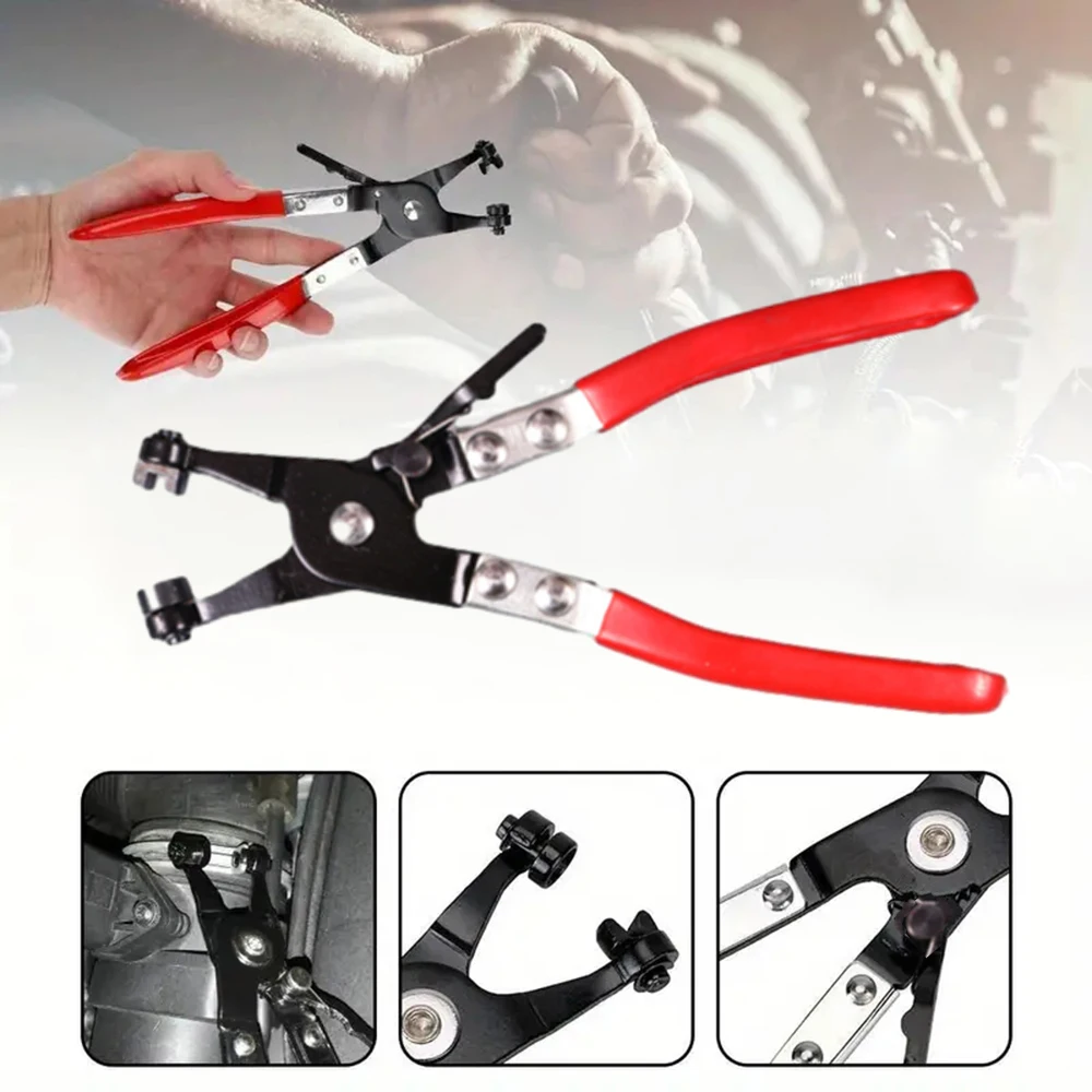 Handheld Hose Clamps Pliers for Car Easy Using Spring Hose Clamp Pliers Non-Slip Handle Removal Installation Hose Clamps Tool