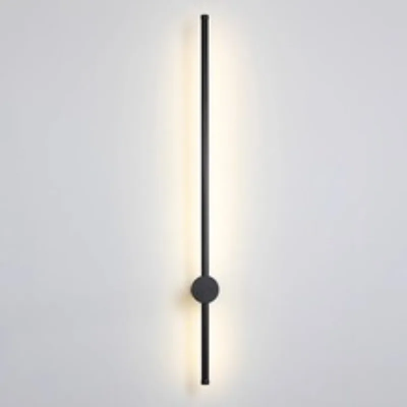 

Modern minimalist long strip wall lamp rotatable Nordic hotel bedroom bedside lamp linear LED home decoration lighting fixture