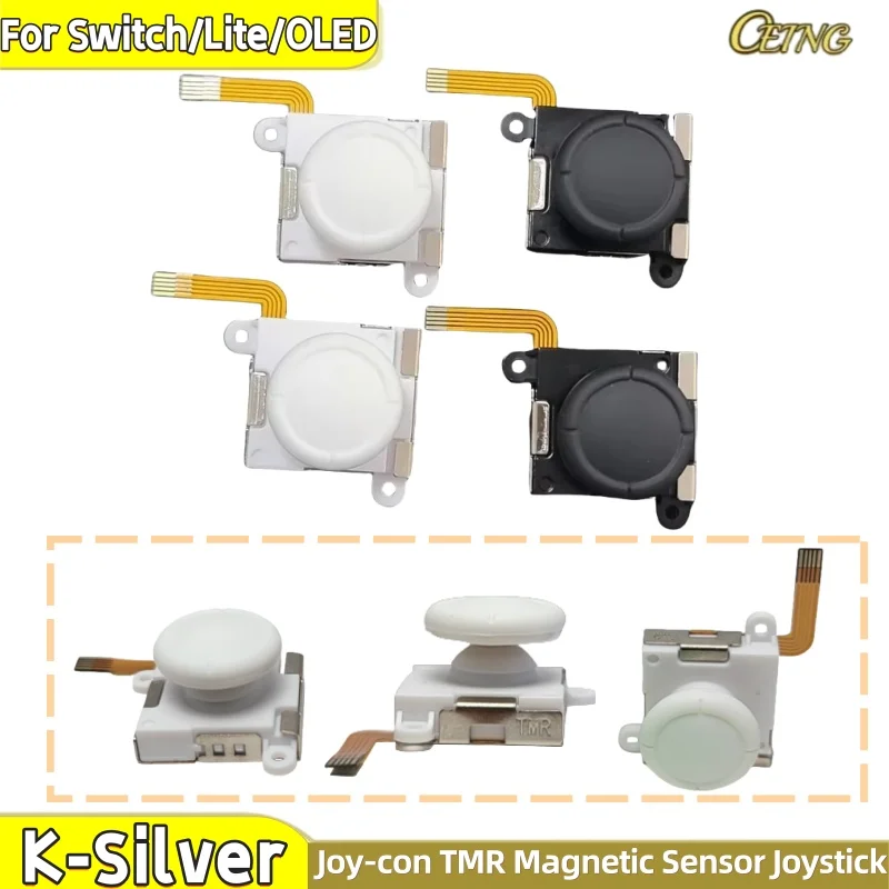 

2pcs Hall Effect Joystick for Switch Joy-con TMR Magnetic Sensor Joystick Replacement Upgraded Analog Stick for Switch OLED