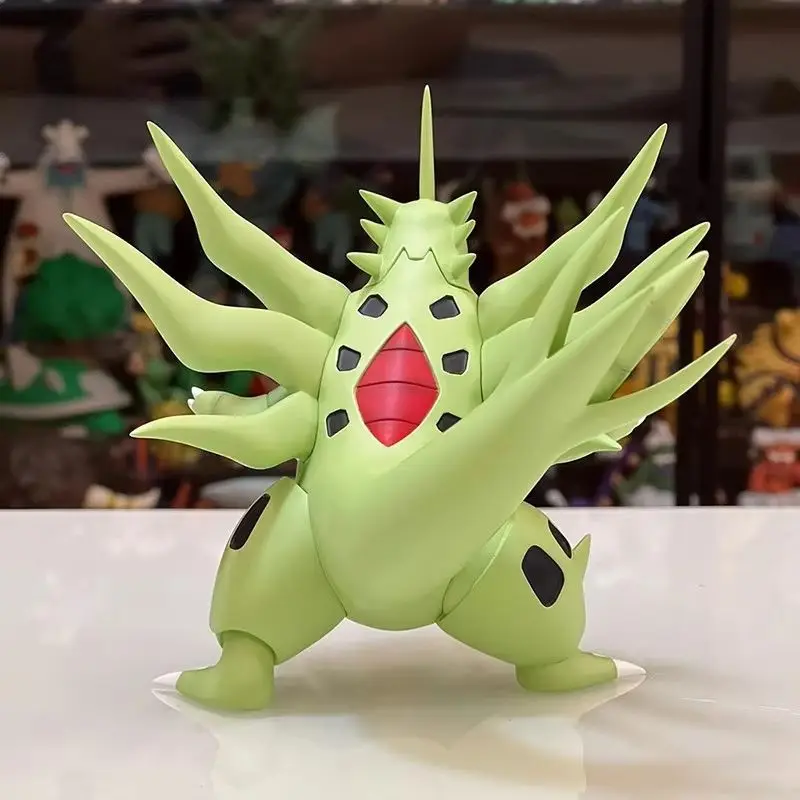 14cm Pokemon Anime Mega Tyranitar Figures 1/20 Pvc Action Figurine Statue Model Doll Collection Room Decoration Desk Toys Gifts