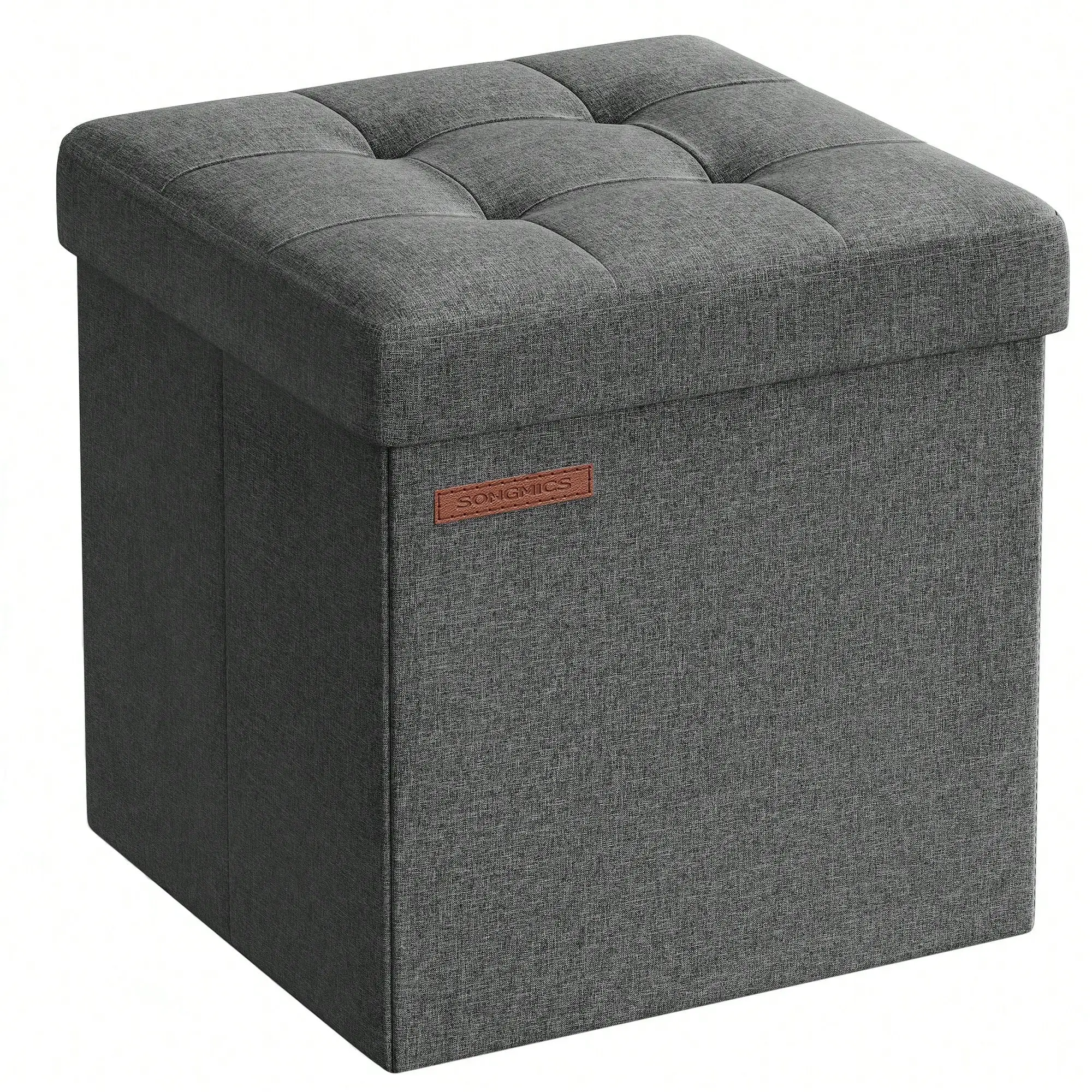 

Foldable Small Ottoman Foot Rest, 11.8 Inches Foot Stool, Cube Ottoman With Storage, Load Up To 286 Lb