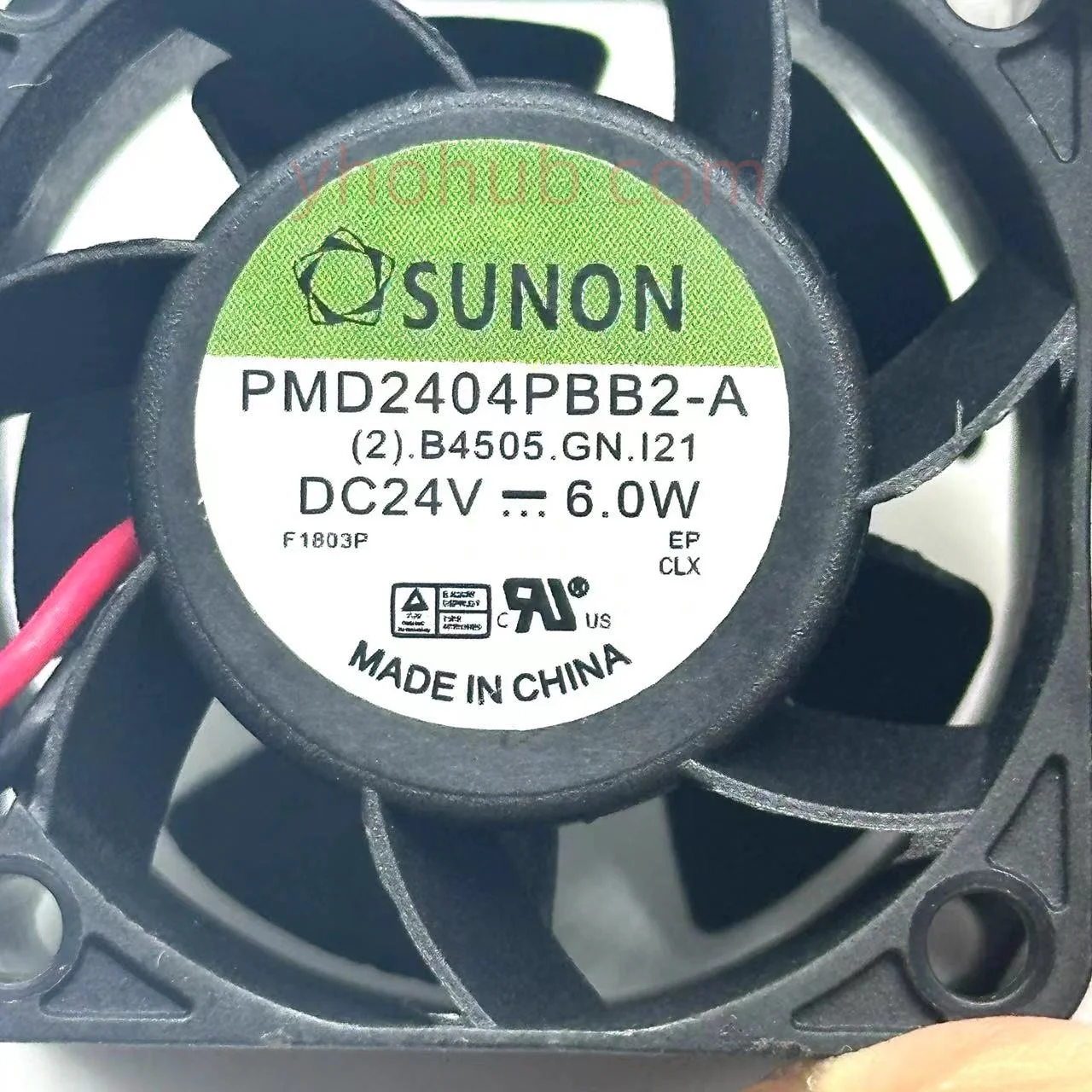 Imagem -02 - Sunon Pmd2404pbb2-a dc 24v 40x40x28 mm Ventilador de Refrigeração do Servidor de Fios