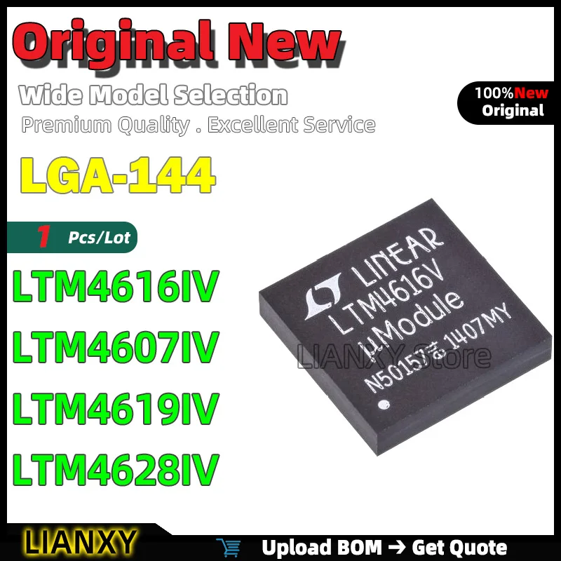 

1pcs LGA-144 LTM4616IV LTM4607IV LTM4619IV LTM4628IV DC-DC converter New Original