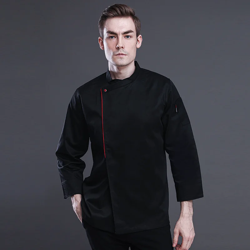 C310 Chef Jacket Chef Uniform for Women Cook Coat  Kitchen Chef Uniforms Professional Restaurant Chef Clothes Waiter Jacket