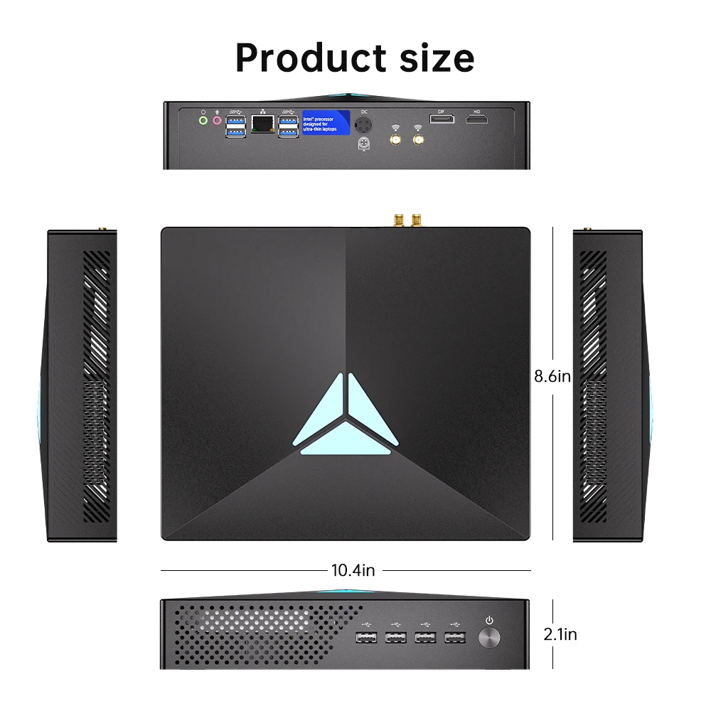 MSECORE MV200 インテル Core i9-9900KF GTX1050Ti 専用カードゲーム ミニ PC Windows 11 オフィス デスクトップ コンピュータ NVME DDR4 4K wifi6