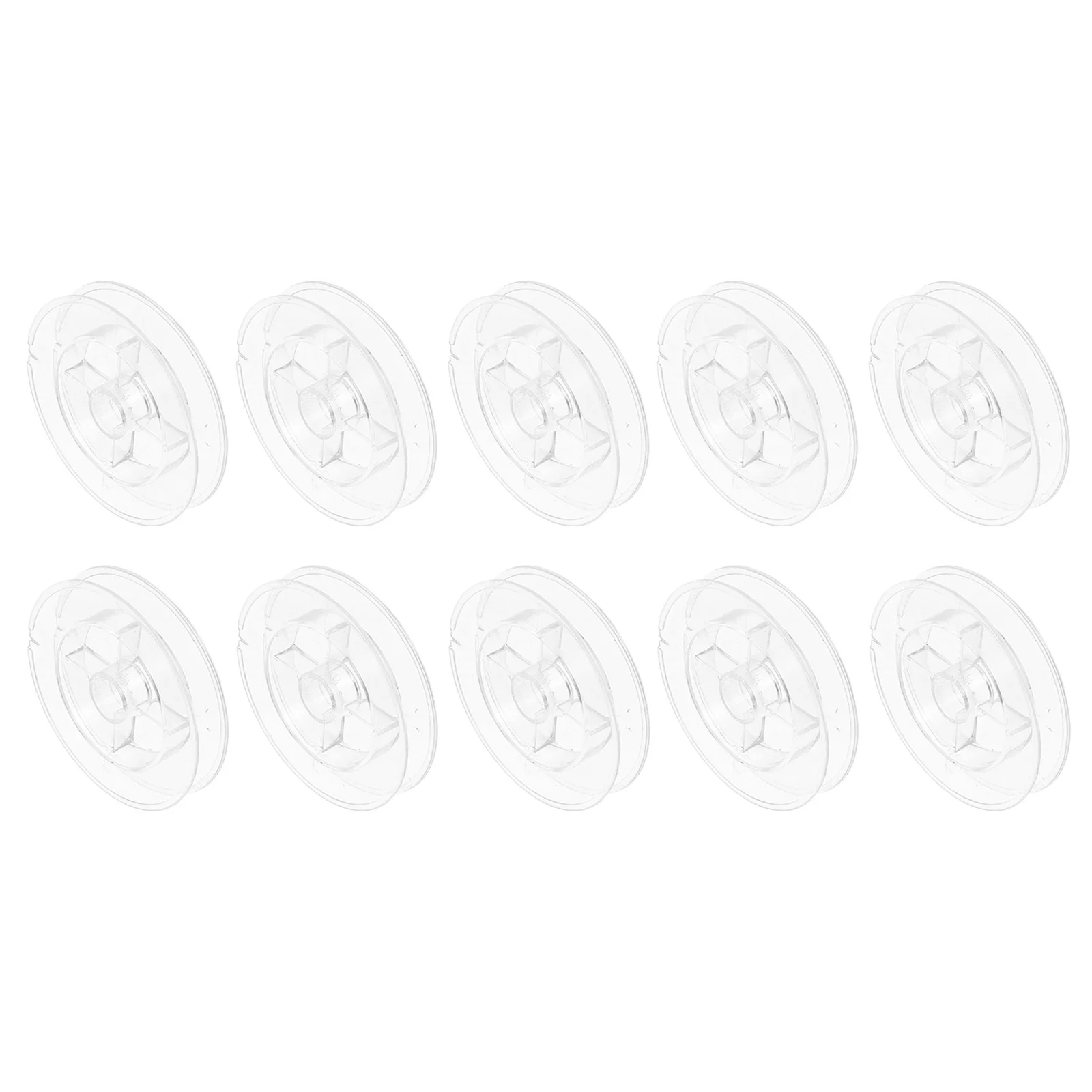 

Plastic Reel Bobbins Empty Spools Wire Storage Wheel Sewing Accessories Machine Round Weaving