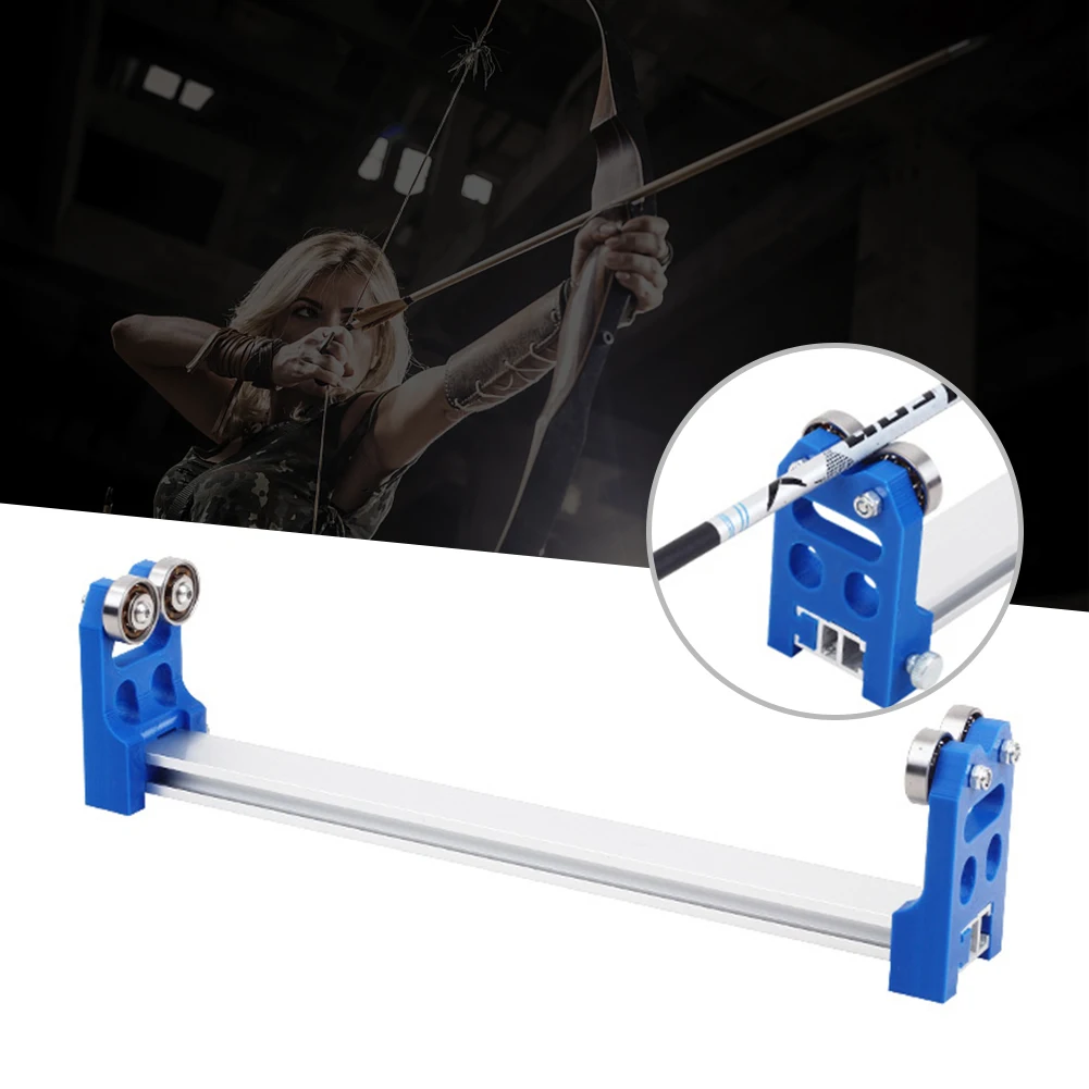 السهام العمود الفقري تستر سبائك الألومنيوم قياس دقيق ملحقات الرماية السهام المهنية أداة كشف استقامة