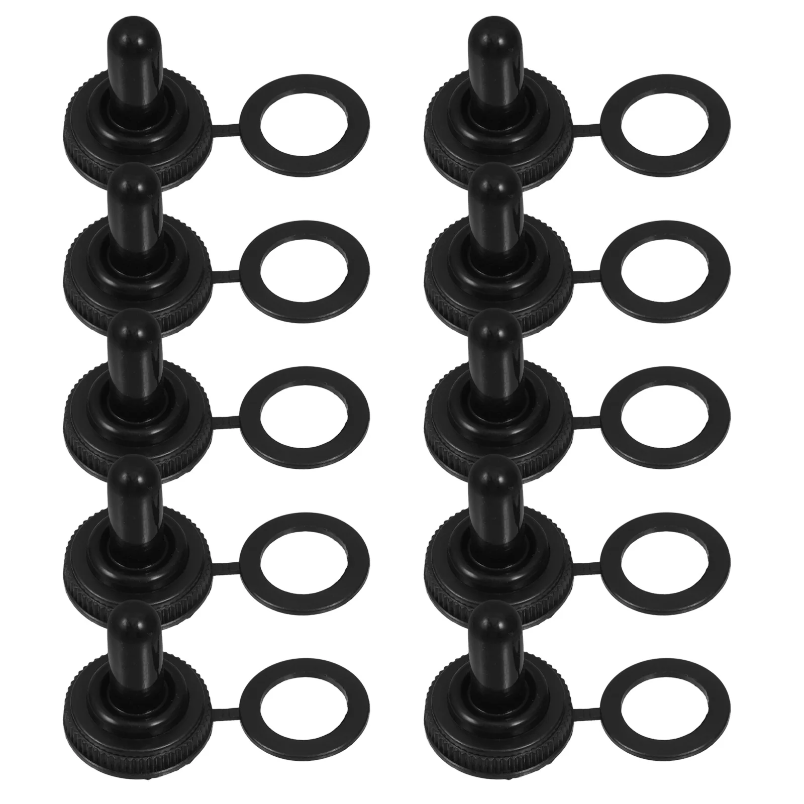

10Pcs 12mm Toggle Switch Cover Easy Access Quick Operation Protective Cap for Multiple Devices Toggle Switch Cover