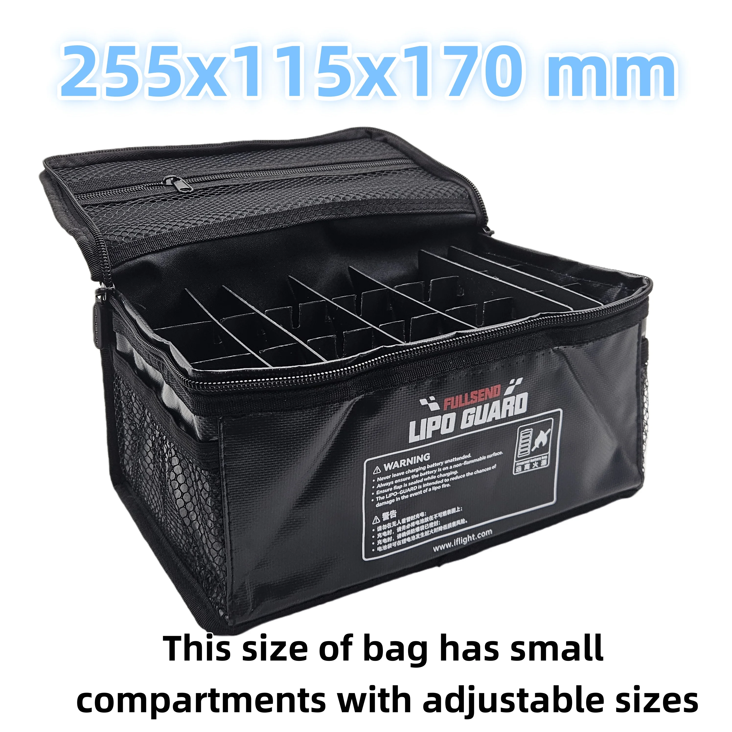 

1/2/3pcs iFlight 255x170x115 / 240x170x70 / 250x180x65 mm / Lipo guard bag Battery Explosion-proof Handbag for FPV Lipo Battery