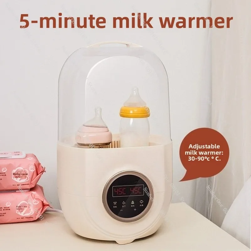Baby Bottle Sterilizer and Dryer Combo, Two-in-One Milk Warming and Heating Appliance for Household Baby Care view 5