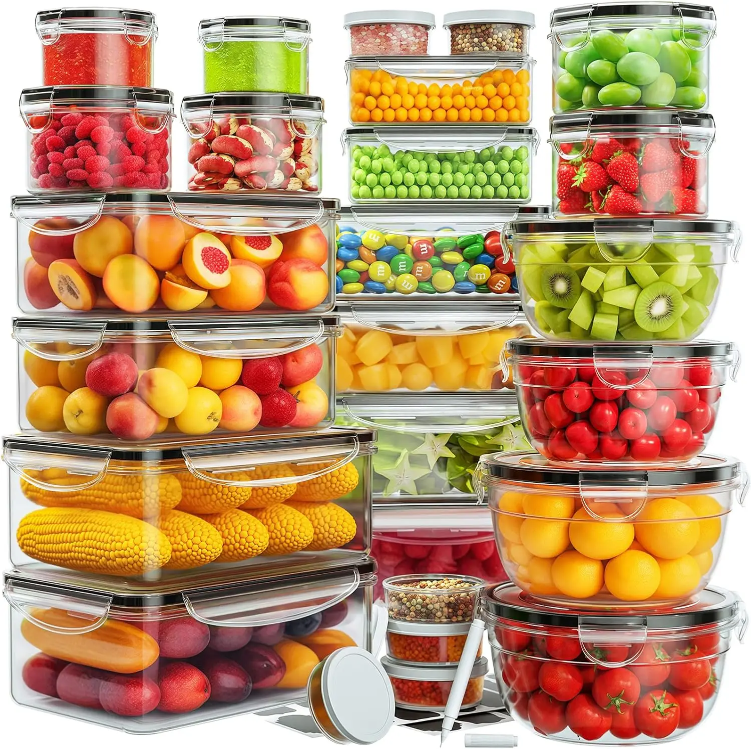 52 Pcs Food Storage…