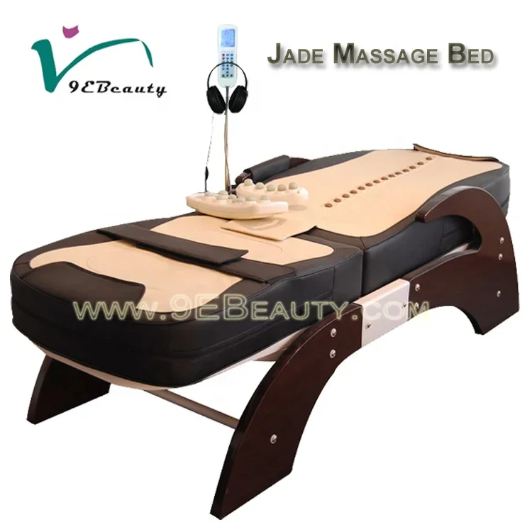 Jade massage bed with 9 + 4 jade roller